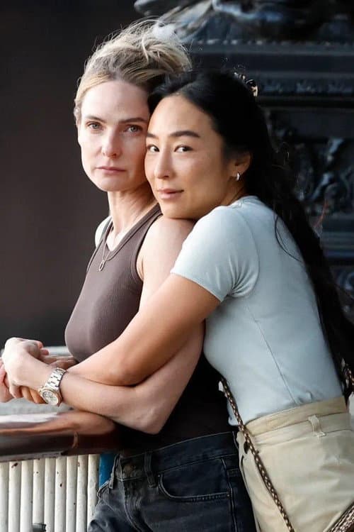 Rebecca Ferguson, Greta Lee Lead Honeymoon / Funeral still 2