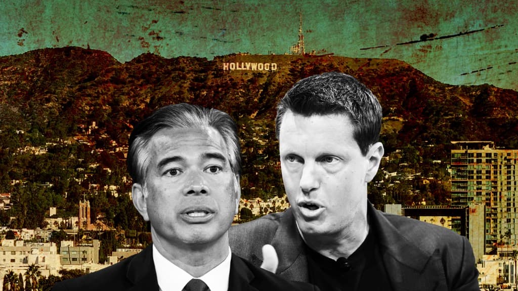 Paramount-AGs Settlement Talks; Newsom on CEO Threat
